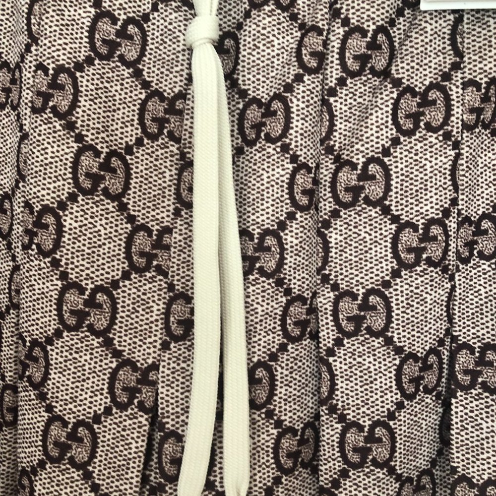 Gucci Interlocking GG Supreme Pleated Skirt New with Tags - Picture 5 of 6